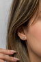 Heliophilia Silver Pendientes de Plata de Ley 925 con Baño de Oro Rosa y Circón